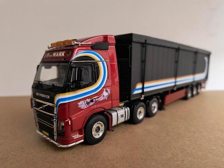 Wsi Volvo Van Der Mark, Hobby en Vrije tijd, Modelauto's | 1:50, Zo goed als nieuw, Bus of Vrachtwagen, Wsi, Ophalen of Verzenden