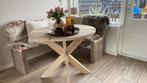 Steigerhout tafel rond, Huis en Inrichting, Tafels | Eettafels, Rond, Nieuw, Overige houtsoorten, 50 tot 100 cm