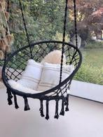 Macrame Hangstoel, Tuin en Terras, Tuinsets en Loungesets, Ophalen, Zo goed als nieuw, Overige materialen, 2 zitplaatsen