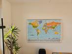Wereldkaart 136x94, t.e.a.b., Ophalen, Gebruikt