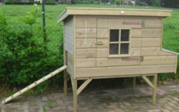 Kippen nachthok met legnest kippenren ook maatwerk, Dieren en Toebehoren, Pluimvee | Toebehoren, Nieuw, Kippenhok of Kippenren