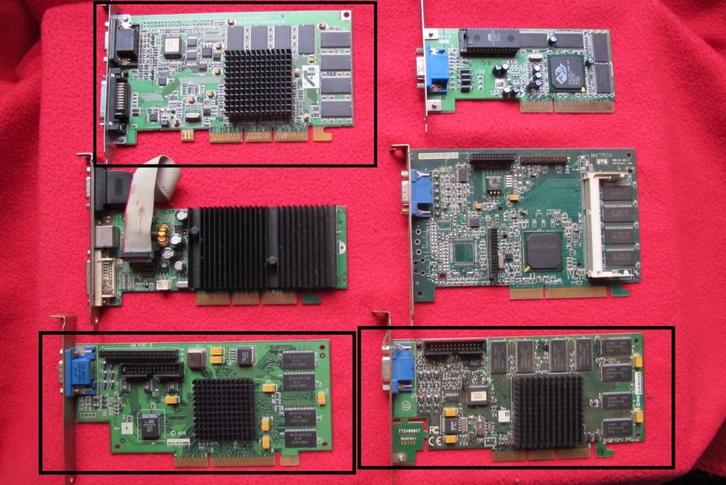 AGP-videokaarten, GeForce, ATI Rage Pro, Computers en Software, Vintage Computers, Ophalen of Verzenden