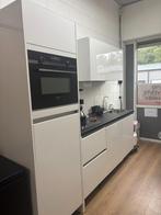 Nolte keuken 240 cm met Siemens apparatuur, Ophalen, Wit, Enkelwandige keuken, Hoogglans of Gelakt