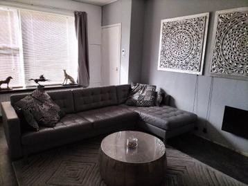 Ikea LANDSKRONA 4-zitsbank, met chaise longue en nerfleer - afbeelding 6