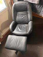 Ikea stoel met voetenbank, Huis en Inrichting, Fauteuils, Ophalen of Verzenden, Gebruikt, 75 tot 100 cm