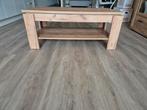 Houten salontafel met plank, Ophalen, 100 tot 150 cm, 50 tot 100 cm, Minder dan 50 cm