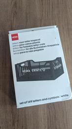 letters voor letterbord krat wit hema, Ophalen of Verzenden, Nieuw, Overige typen