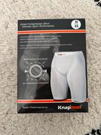 Knapman Compressie Short - Maat M, Kleding | Heren, Sportkleding, Fitness, Maat 48/50 (M), Zwart, Nieuw