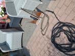 Rvs anker 9kg met ketting en touw, Watersport en Boten, Ophalen of Verzenden, Zo goed als nieuw, Overige typen