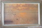 Schilderij P. Garnier. Afm. 117 x 78 cm., Antiek en Kunst, Kunst | Schilderijen | Klassiek, Ophalen