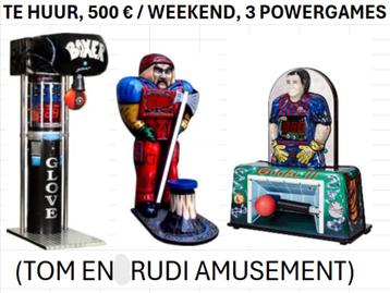 3 KRACHTGAMES / 500€ PER WEEKEND beschikbaar voor biedingen