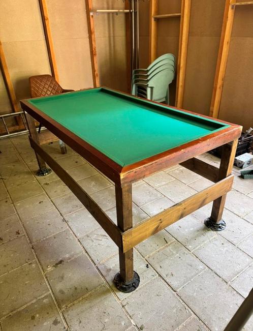 Biljarttafel / Werkbank, Sport en Fitness, Biljarten en Poolen, Biljarttafel, Ophalen
