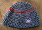 Muts met embleem van engelse vlag (union jack), Gebruikt, Jongen of Meisje, Ophalen of Verzenden, Handmade