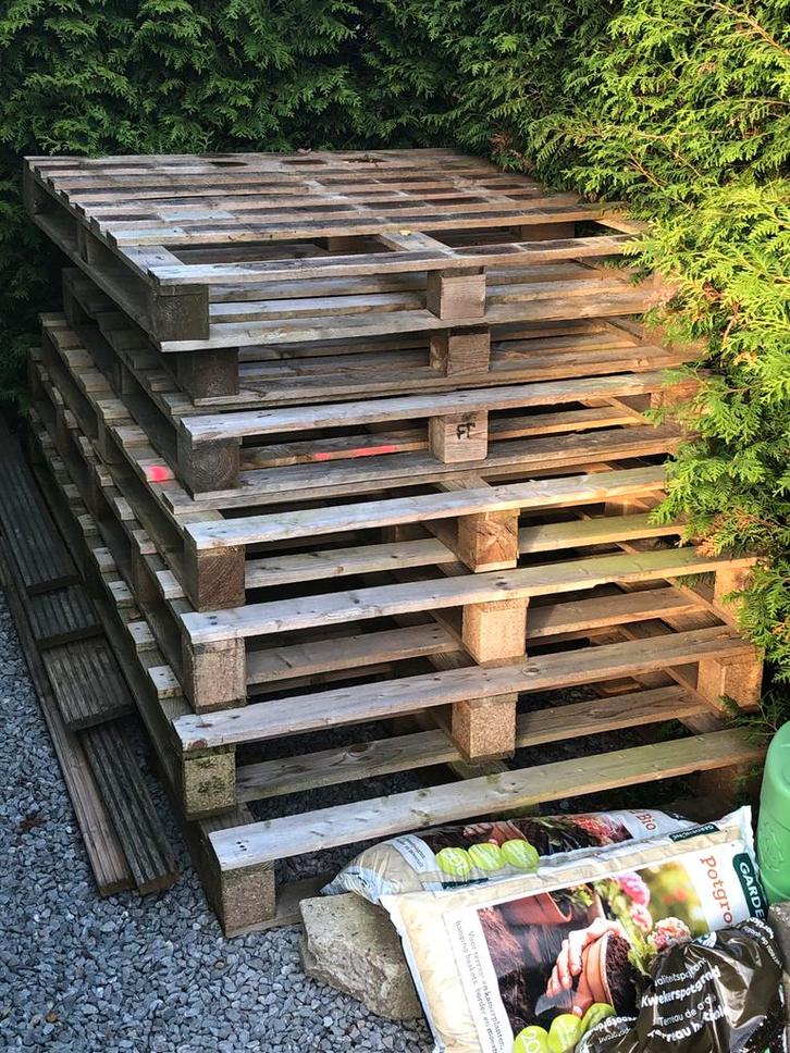 Gratis nette Pallets, Doe-het-zelf en Verbouw, Hout en Planken, Gebruikt, Pallet, Overige houtsoorten, Minder dan 200 cm, 25 tot 50 mm
