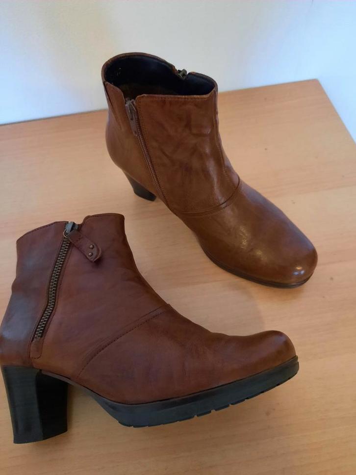 Gabor enkellaarsjes bruin maat 38 G, Kleding | Dames, Schoenen, Zo goed als nieuw, Lage of Enkellaarzen, Bruin, Ophalen of Verzenden