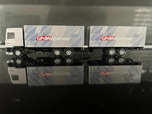 Lion Daf 95 spacecab wipkarcombinatie GpdW wegvervoer, Hobby en Vrije tijd, Modelauto's | 1:50, Zo goed als nieuw, Bus of Vrachtwagen
