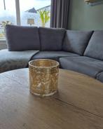 Windlicht goudkleur, zgan, Ophalen, Zo goed als nieuw, Overige materialen, Minder dan 25 cm