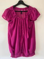 Fuchsia roze blouse, Ophalen of Verzenden, Zo goed als nieuw