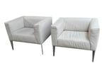 2x Arper Sean by Jean Marie Massaud, Ophalen of Verzenden, Zo goed als nieuw, Leer, 50 tot 75 cm