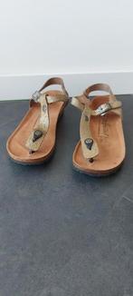 Birkenstock / Papillio "Ashley" sandalen, 40, goud, leer, Overige kleuren, Nieuw, Birkenstock / Papillio, Sandalen of Muiltjes