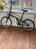 Oxylane Zwarte Vouwfiets - Prima Deal!, Gebruikt, Heren, Versnellingen, Ophalen