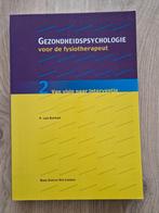 P. van Burken - gezondheidspsychologie voor de fysiotherapie, Ophalen of Verzenden, Zo goed als nieuw, P. van Burken