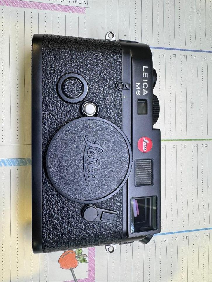 Leica M6 ttl 0.72 black MINT conditions + Summarit 2.5/35mm, Audio, Tv en Foto, Fotocamera's Analoog, Zo goed als nieuw, Compact