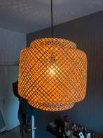 Mooie rieten lampenkap - sfeervol licht!, Ophalen, Zo goed als nieuw, Hout, Minder dan 50 cm