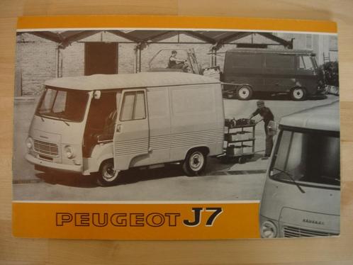 Peugeot J7 Bestelwagen Brochure 1971, Boeken, Auto's | Folders en Tijdschriften, Zo goed als nieuw, Peugeot, Ophalen