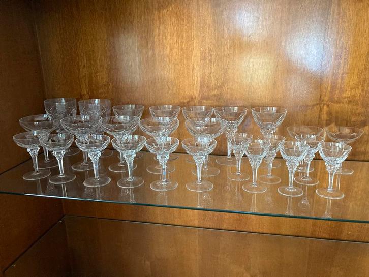 Kristallen Glazen Set, Antiek en Kunst, Antiek | Glas en Kristal, Ophalen
