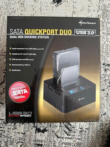 Sharkoon SATA Quickport Duo USB 3.0 Docking Station beschikbaar voor biedingen