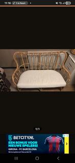 Rieten bankje met tafeltje, Ophalen, Nieuw