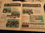 ad reclame HANOMAG diesel & ALLIS-CHALMERS landbouw 50s, Auto's, Gebruikt, Ophalen of Verzenden