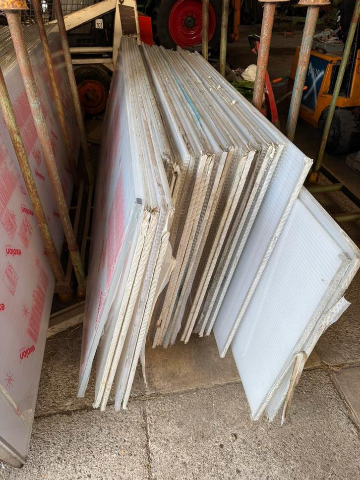 Polycarbonaat platen, Doe-het-zelf en Verbouw, Dakpannen en Dakbedekking, Gebruikt, Overige typen, Kunststof, Overige kleuren