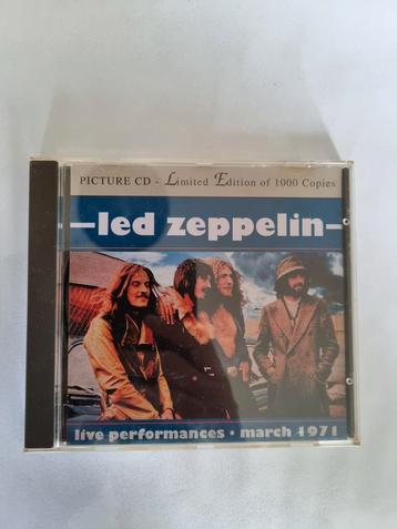 Led Zeppelin - Live performances March 1971. Cd. 1991 beschikbaar voor biedingen