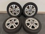 Set Saab 16" velgen + Vredestein All Season banden 4x 7.0mm, Gebruikt, Velg(en), 16 inch, All Season