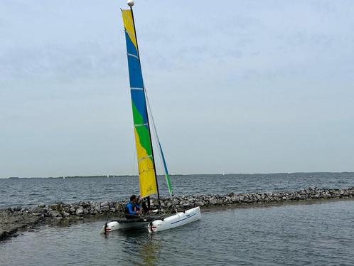 Hobie Cat Tatoo 16, incl. Cat Trax en Trailer, Watersport en Boten, Catamarans, Gebruikt, Ophalen