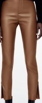 Zara pu leren camel legging nieuw maat S, Kleding | Dames, Bruin, Zara, Nieuw, Ophalen of Verzenden