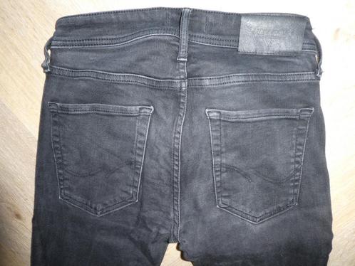Zwarte Jack & Jones broek, Spray On/Tom, maat 29-32, Kleding | Heren, Spijkerbroeken en Jeans, Zo goed als nieuw, W32 (confectie 46) of kleiner