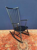 Vintage zwarte schommelstoel, stijl de Ster, Gelderland, Ophalen, Gebruikt, Vintage, Nvt