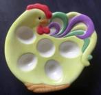 Keramieke eierschaal vorm kip, schaal eieren eitjes Pasen, Diversen, Pasen, Ophalen of Verzenden, Nieuw