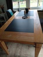 Eettafel 180 x 90 cm met stenen platen, Ophalen, Gebruikt, 50 tot 100 cm, Vijf personen of meer