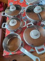 Fissler pannenset, Huis en Inrichting, Keuken | Potten en Pannen, Ophalen, Gebruikt, Rvs, Pannenset