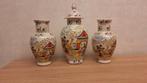 Set van 3 Chinese vazen, Gebruikt, Overige kleuren, Aardewerk of Porselein, Ophalen of Verzenden