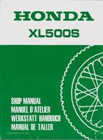 Honda XL500 S shop manual (971p) motor, Ophalen of Verzenden, Honda