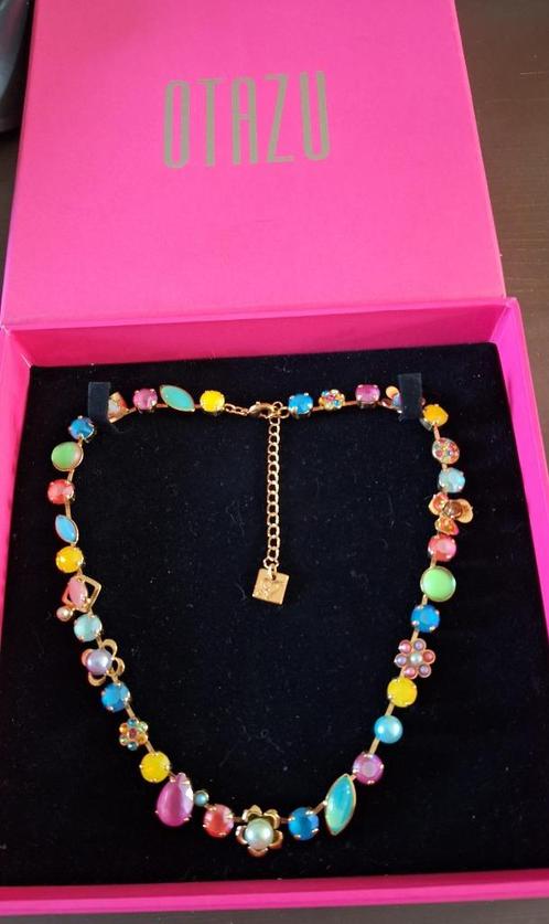 Prachtige Necklace/ketting van Otazu, nu in aanbieding!, Sieraden, Tassen en Uiterlijk, Kettingen, Nieuw, Goud, Met kristal, Ophalen of Verzenden