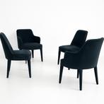 MAXALTO Italia FEBO SET VAN 4 eetkamer design stoelen, Ophalen of Verzenden, Zo goed als nieuw, Stof