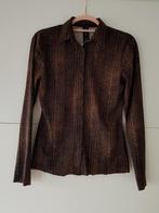 Jane Lushka travelstof blouse bruin motief S, Bruin, Ophalen of Verzenden, Zo goed als nieuw, Jane Lushka