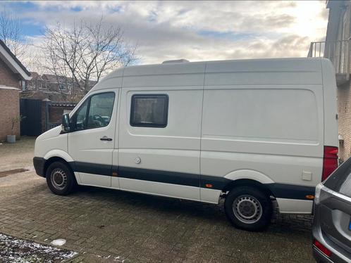 Camper Vw Crafter automaat, Auto's, Volkswagen, Particulier, Diesel, Origineel Nederlands, Wit, Ophalen