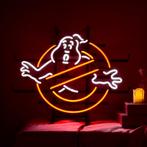 Ghostbusters glas neon lamp / lichtreclame, Ophalen of Verzenden, Nieuw, Lichtbak of (neon) lamp